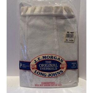 NEW J.E. Morgan Long Johns Thermal Pants Men Size XL (46-48) Long Sleeve Vintage